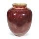 Gusso Reuss German Studio Art Pottery Vase Oxblood Copper Red Vintage Germany