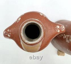 Handmade Studio Pottery Figural Jugs Southwest Folk Art Sculptures VTG Pair