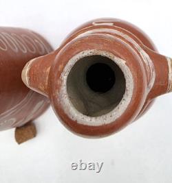 Handmade Studio Pottery Figural Jugs Southwest Folk Art Sculptures VTG Pair