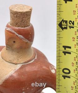 Handmade Studio Pottery Figural Jugs Southwest Folk Art Sculptures VTG Pair