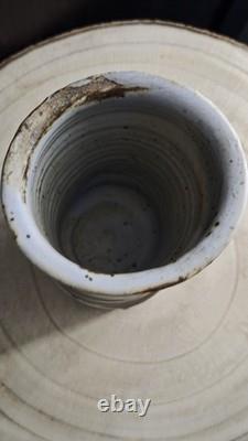Handmade Studio Pottery Vase 6.5- Wabi Sabi Rustic Vintage Glaze- Artisan Craft
