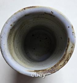 Handmade Studio Pottery Vase 6.5- Wabi Sabi Rustic Vintage Glaze- Artisan Craft