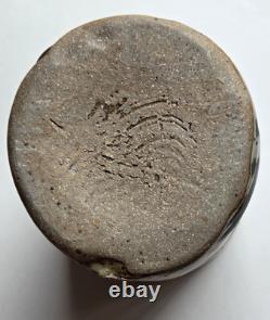 Handmade Studio Pottery Vase 6.5- Wabi Sabi Rustic Vintage Glaze- Artisan Craft