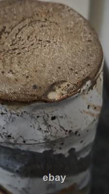 Handmade Studio Pottery Vase 6.5- Wabi Sabi Rustic Vintage Glaze- Artisan Craft