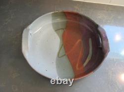 Hanselmann Pottery Serving Bowl Fruit Pasta Retired Studio Pottery Santa Fe HP