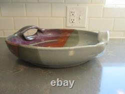 Hanselmann Pottery Serving Bowl Fruit Pasta Retired Studio Pottery Santa Fe HP
