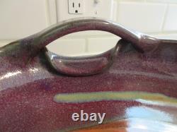 Hanselmann Pottery Serving Bowl Fruit Pasta Retired Studio Pottery Santa Fe HP