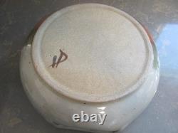 Hanselmann Pottery Serving Bowl Fruit Pasta Retired Studio Pottery Santa Fe HP