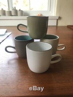 Heath Ceramics Pottery California Set of 4 Studio Mugs Cups Vintage