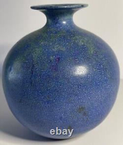 Henry Gernhardt Studio Pottery Vintage Vase Organic MCM Feelie Weed Pot Signed
