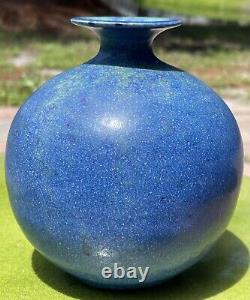 Henry Gernhardt Studio Pottery Vintage Vase Organic MCM Feelie Weed Pot Signed