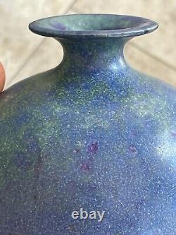 Henry Gernhardt Studio Pottery Vintage Vase Organic MCM Feelie Weed Pot Signed