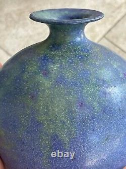 Henry Gernhardt Studio Pottery Vintage Vase Organic MCM Feelie Weed Pot Signed