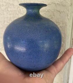Henry Gernhardt Studio Pottery Vintage Vase Organic MCM Feelie Weed Pot Signed