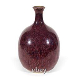 Herbert Sanders Studio Art Pottery Weed Vase California Vintage Listed Artist