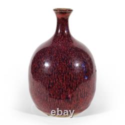 Herbert Sanders Studio Art Pottery Weed Vase California Vintage Listed Artist