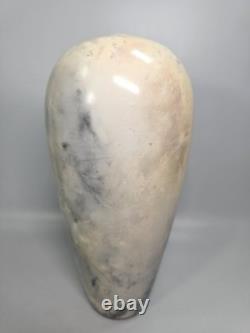 Hogback Vase Studio Pottery Jenny Kizziar 1988 Burnished Pit Fired Vintage