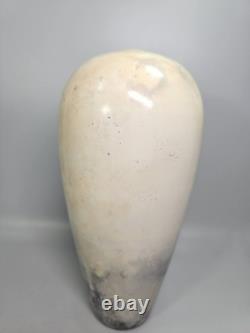 Hogback Vase Studio Pottery Jenny Kizziar 1988 Burnished Pit Fired Vintage