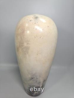 Hogback Vase Studio Pottery Jenny Kizziar 1988 Burnished Pit Fired Vintage