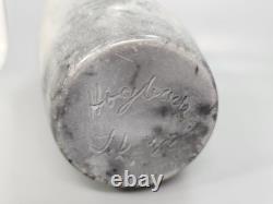 Hogback Vase Studio Pottery Jenny Kizziar 1988 Burnished Pit Fired Vintage