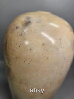 Hogback Vase Studio Pottery Jenny Kizziar 1988 Burnished Pit Fired Vintage