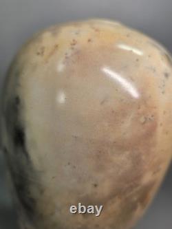 Hogback Vase Studio Pottery Jenny Kizziar 1988 Burnished Pit Fired Vintage