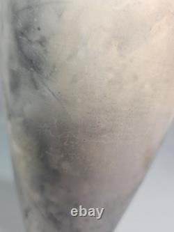 Hogback Vase Studio Pottery Jenny Kizziar 1988 Burnished Pit Fired Vintage