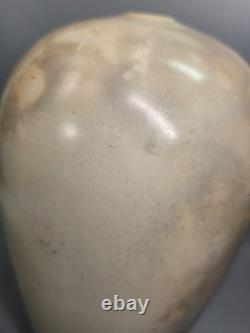 Hogback Vase Studio Pottery Jenny Kizziar 1988 Burnished Pit Fired Vintage