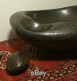 IKEBANA reid ozaki vtg studio art pottery bowl vase japanese seattle sculpture
