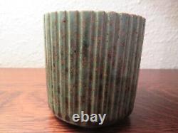 Iconic Danish Design Arne Bang, Own Studio, Machine Age Vase, Crystalline Glaze