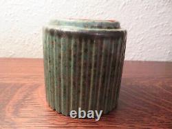 Iconic Danish Design Arne Bang, Own Studio, Machine Age Vase, Crystalline Glaze