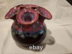 Ikebana Studio Pottery By Lee Mid Century Modern 7 Hole Vase Vessel