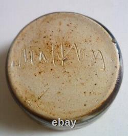 JOHN MALTBY Vintage Small Stoneware BOX. Studio Ceramics