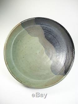 JUDY PHILLIPS Vintage Studio Pottery Stoneware Charger Canada Late 20th C
