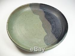 JUDY PHILLIPS Vintage Studio Pottery Stoneware Charger Canada Late 20th C