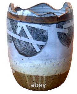 James Watral Texas SMU Studio Pottery Stoneware Vessel Vase Bowl Rare Vtg Mcm