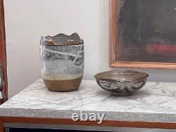 James Watral Texas SMU Studio Pottery Stoneware Vessel Vase Bowl Rare Vtg Mcm