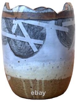James Watral Texas SMU Studio Pottery Stoneware Vessel Vase Bowl Rare Vtg Mcm