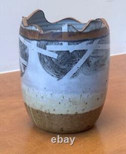 James Watral Texas SMU Studio Pottery Stoneware Vessel Vase Bowl Rare Vtg Mcm