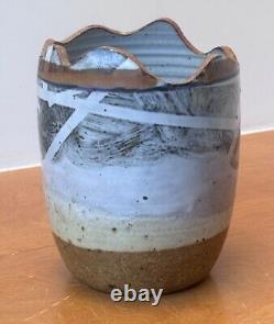 James Watral Texas SMU Studio Pottery Stoneware Vessel Vase Bowl Rare Vtg Mcm