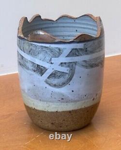 James Watral Texas SMU Studio Pottery Stoneware Vessel Vase Bowl Rare Vtg Mcm