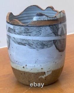 James Watral Texas SMU Studio Pottery Stoneware Vessel Vase Bowl Rare Vtg Mcm