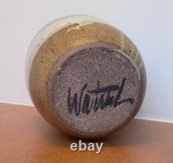 James Watral Texas SMU Studio Pottery Stoneware Vessel Vase Bowl Rare Vtg Mcm