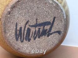 James Watral Texas SMU Studio Pottery Stoneware Vessel Vase Bowl Rare Vtg Mcm