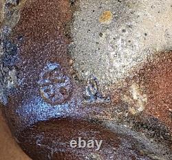 Janet Leach signed Studio Pottery Vintage Artisan Vase, 7. 5 in tall