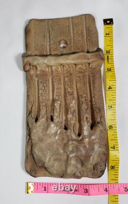 Joanna Price Mid Century MCM Signed Stoneware Studio Pottery Plaque Wall Pocket