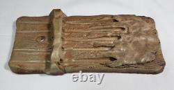 Joanna Price Mid Century MCM Signed Stoneware Studio Pottery Plaque Wall Pocket