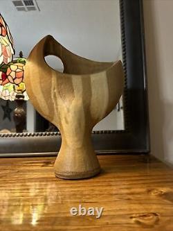 Joanna Price Mid-Century Studio Pottery Stoneware? Vase Signed MCM BOHO RARE