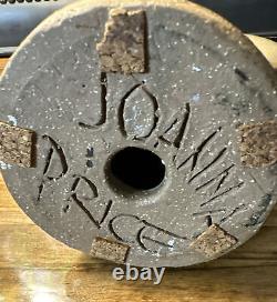 Joanna Price Mid-Century Studio Pottery Stoneware? Vase Signed MCM BOHO RARE