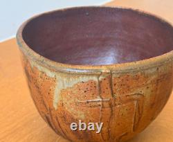 Joel Edwards California Studio Art Pottery Vessel Bowl Planter Vtg Design Mcm